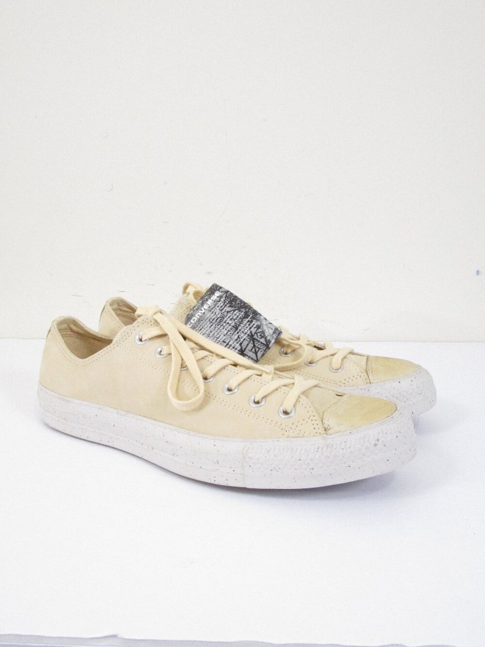 Converse Chuck Taylor All Star Ox Suede Leather Twine Malted-Pale Sneakers 12